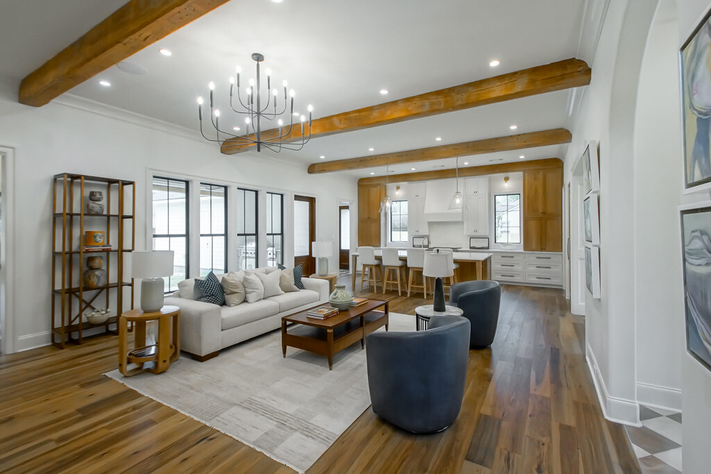 Detailed millwork and finishes in a custom Baton Rouge home