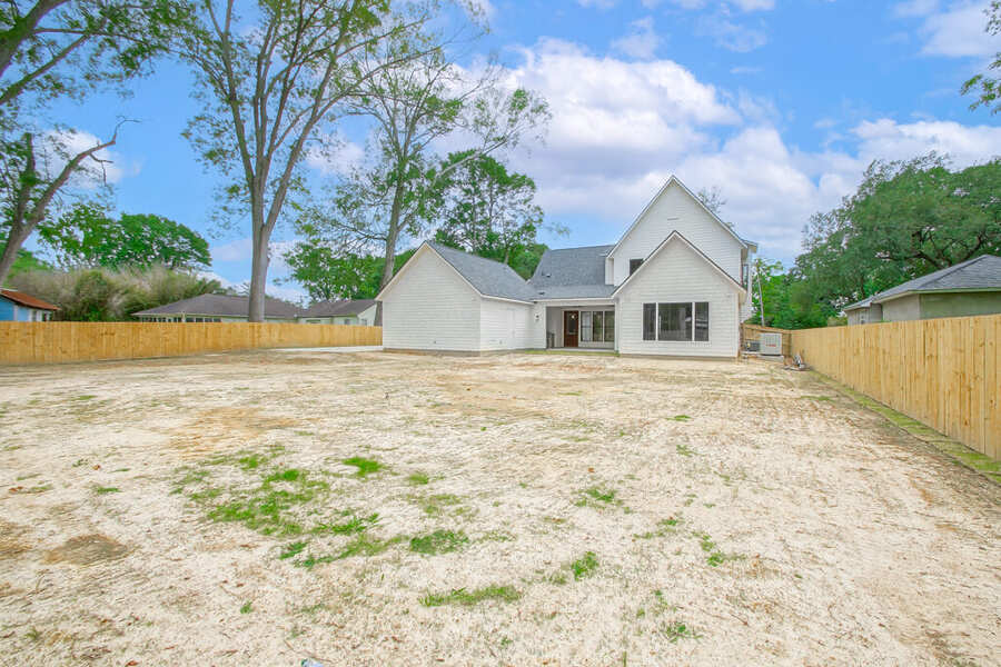Rear elevation of the Annabelle custom home