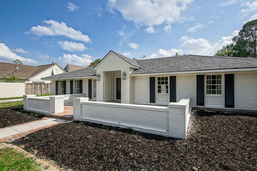 Bocage home front entry and updated exterior detail