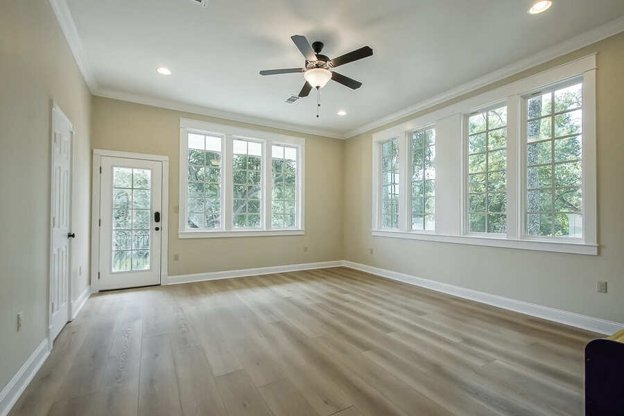 Second bonus room with new windows and wood flooring