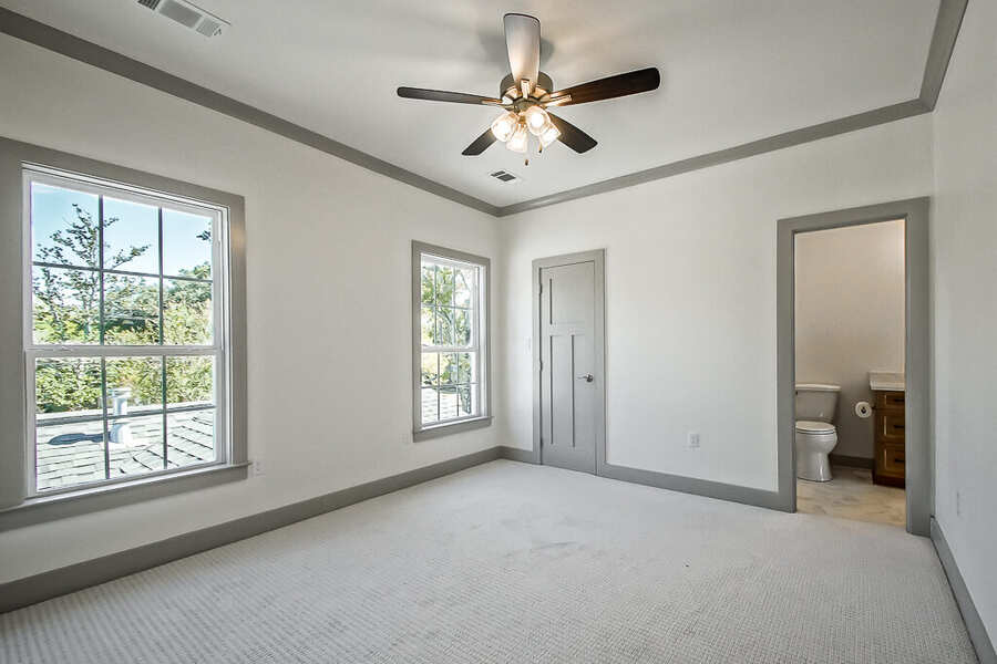 Second new bedroom with en-suite bath and walk-in closet